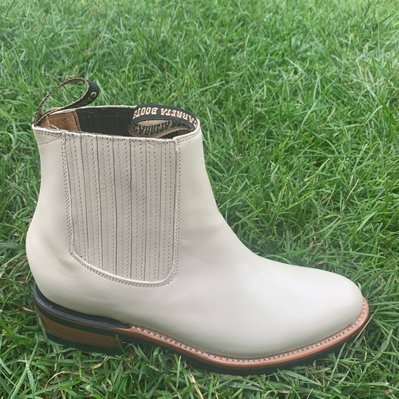 Carreta Shoes Mens Western Botin Half Boot Cowboy Slip On